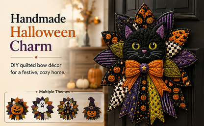 DIY Quilted Halloween Door Hanger Kit