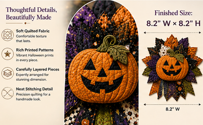 DIY Quilted Halloween Door Hanger Kit