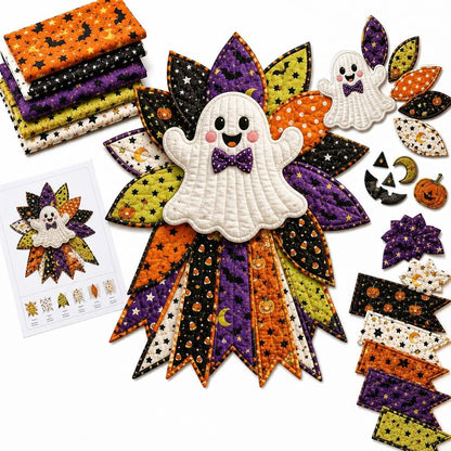 DIY Quilted Halloween Door Hanger Kit