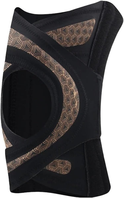 Adjustable Knee Brace with Side Stabilizers – Compression Support Sleeve for Knee Pain Relief