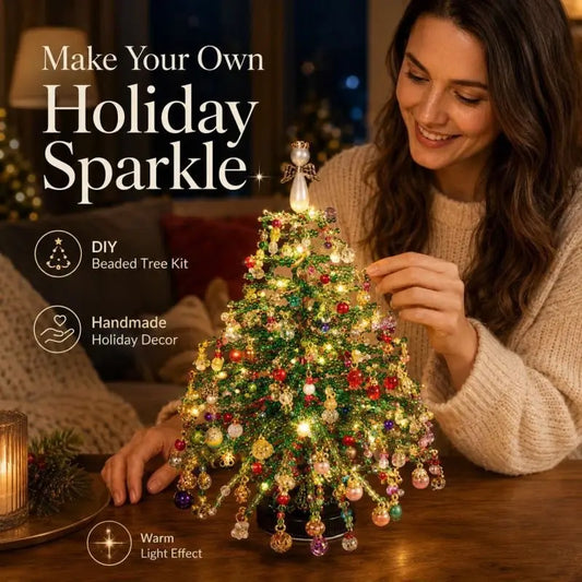 DIY Beaded Christmas Tree Kit | Handmade Holiday Craft