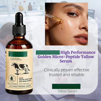 Golden Micro-Peptide Tallow Serum – High Performance Anti-Aging Essence