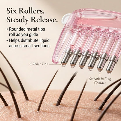 🔥Crystal Roller Scalp Oil Applicator Comb