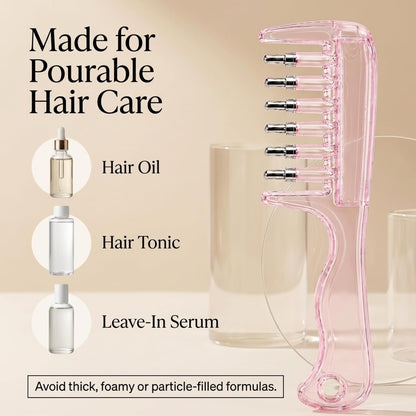 🔥Crystal Roller Scalp Oil Applicator Comb