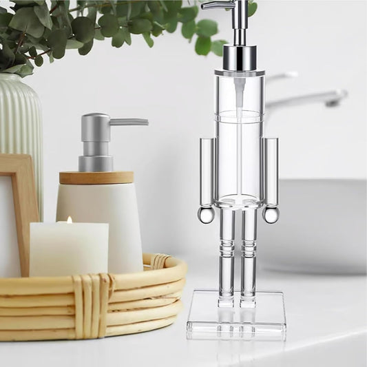 Decorative Soap Dispenser – Antileak Soap Container Bottle for Bathroom Countertop