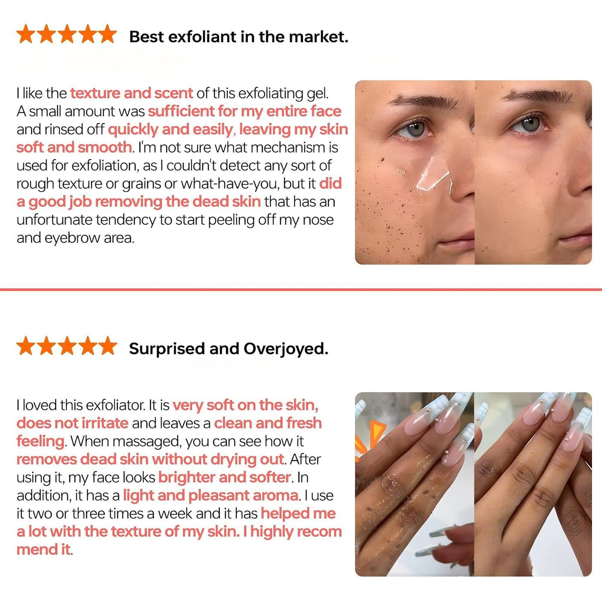 QUARXERY Purifying Exfoliating Gel - Gentle Face & Body Cleanser