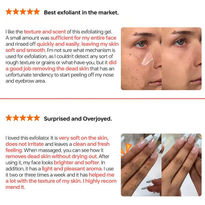 QUARXERY Purifying Exfoliating Gel - Gentle Face & Body Cleanser