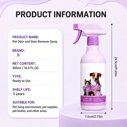 Pet Odor Eliminator & Stain Remover Spray