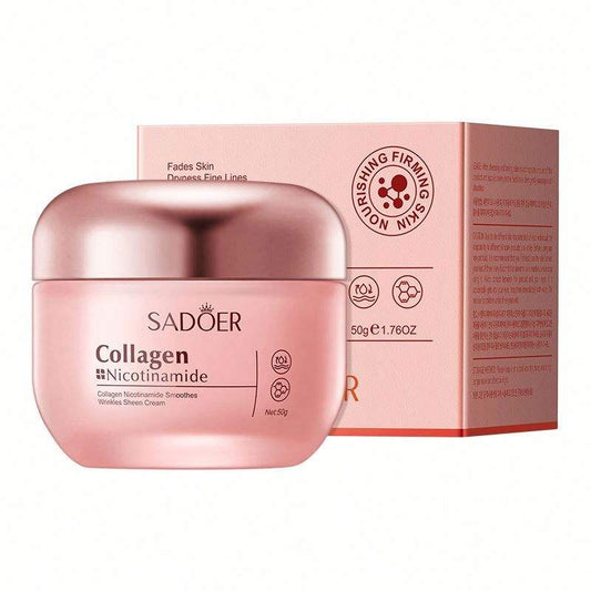 Sadoer Collagen Nicotinamide Smoothes Wrinkles Sheen Cream