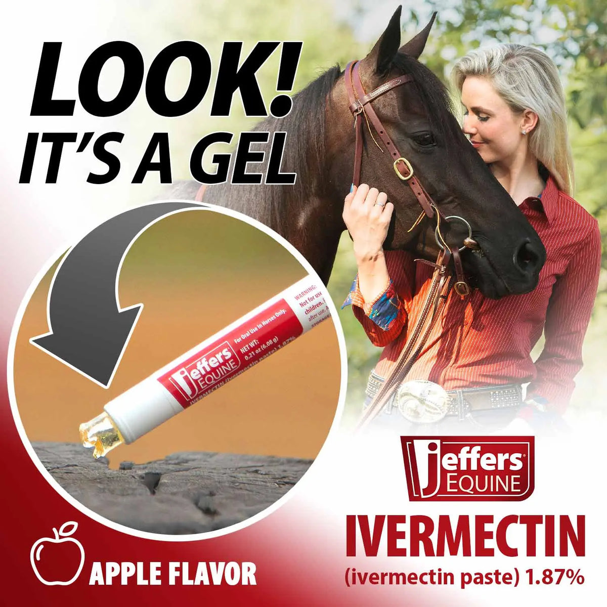 ❤️ Broad-Spectrum Horse Dewormer Gel – Ivermectin 1.87%