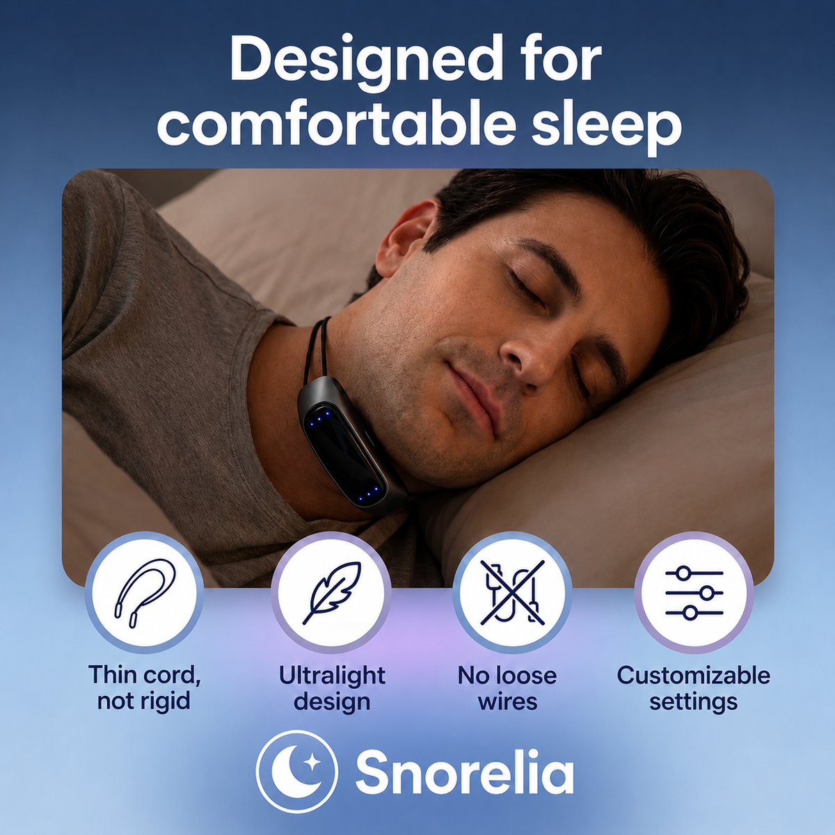Smart Anti-Snoring Device for Better Sleep