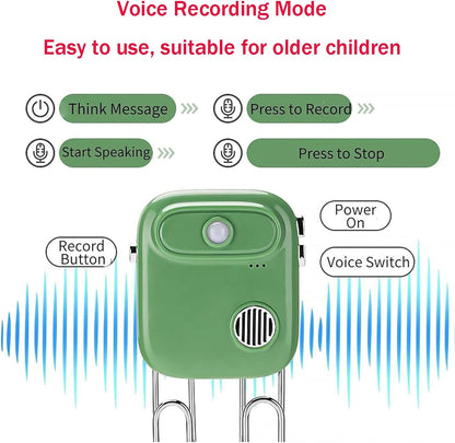 🎀Smart Voice Reminder Key Rack – Anti-Forget Voice Recorder with Motion Sensor