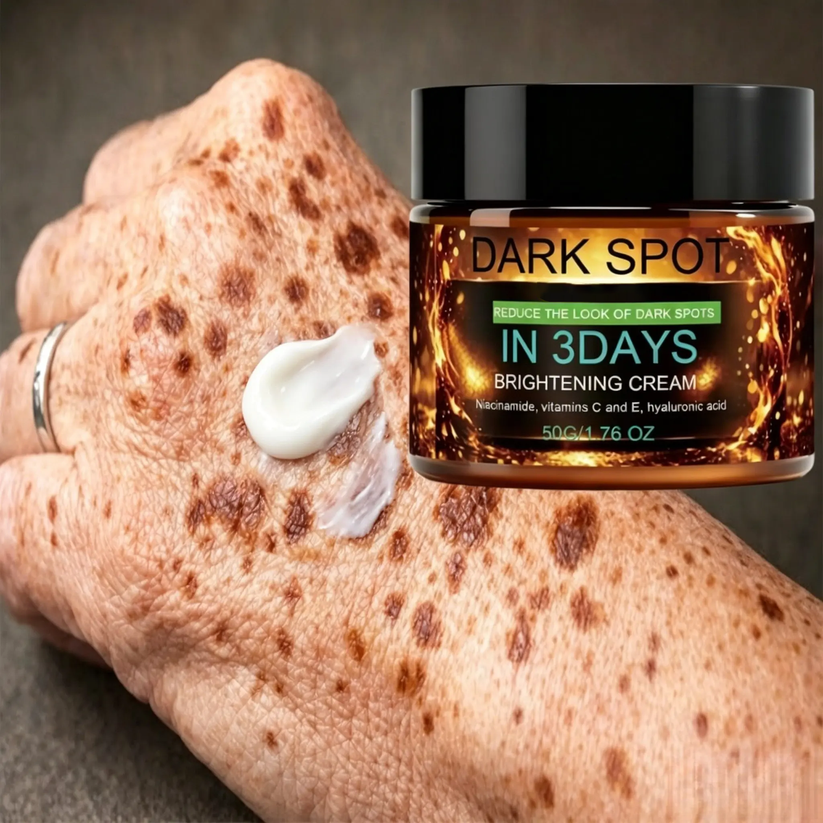 🎀Unisex Dark Spot Brightening Cream – Niacinamide, Hyaluronic Acid, Vitamin C & E