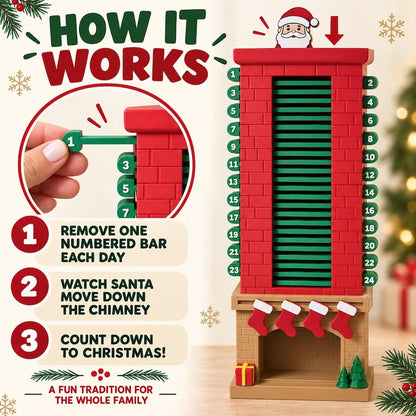 Santa Chimney Advent Calendar