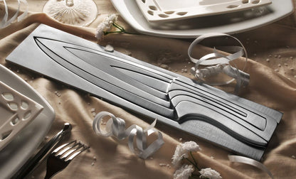 🎀Deglon Meeting Knife Set – 4-Piece Stainless Steel Knife & Block Set