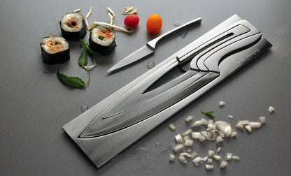 🎀Deglon Meeting Knife Set – 4-Piece Stainless Steel Knife & Block Set