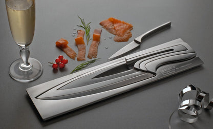 🎀Deglon Meeting Knife Set – 4-Piece Stainless Steel Knife & Block Set