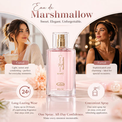 🎉Al-Rehab Choco Musk Marshmallow Eau de Parfum for Women - 50ml (1.65 oz)