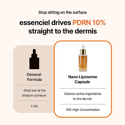 🎉Essenciel PDRN Serum, 100,000 PPM 10% PDRN Salmon DNA Nano Liposome Korean Facial Ampoule