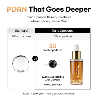 🎉Essenciel PDRN Serum, 100,000 PPM 10% PDRN Salmon DNA Nano Liposome Korean Facial Ampoule