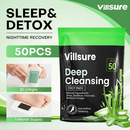🎀Deep Cleansing Foot Pads – 30/50 Patches Natural Foot Detox