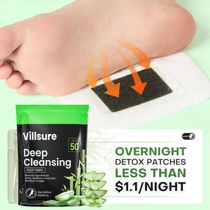 🎀Deep Cleansing Foot Pads – 30/50 Patches Natural Foot Detox