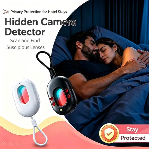 🎀2026 Upgraded 2nd Gen Hidden Camera Detector – Infrared Lens Finder with 3D Spatial Detection Chip