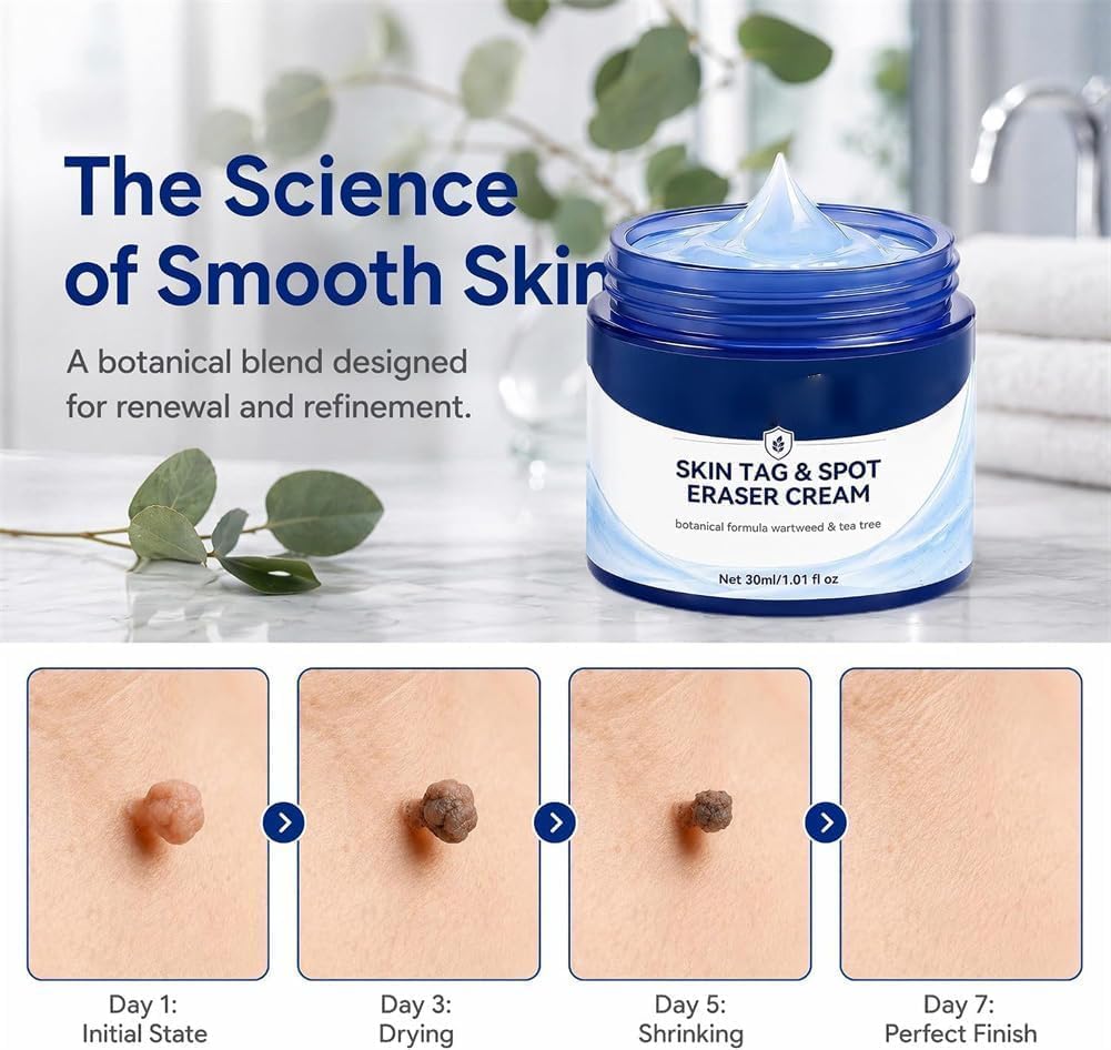 🎀7-Day Skin Tag Spot Eraser Cream – Improves Texture, Smoothing & Moisturizing