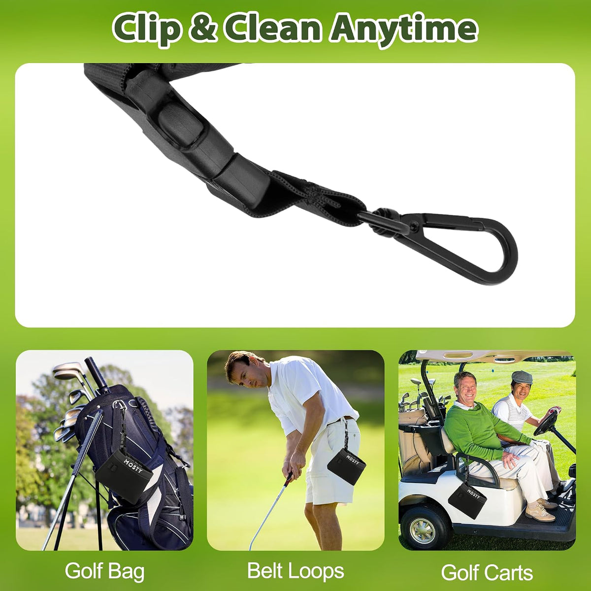 Golf Club & Ball Cleaner Bag