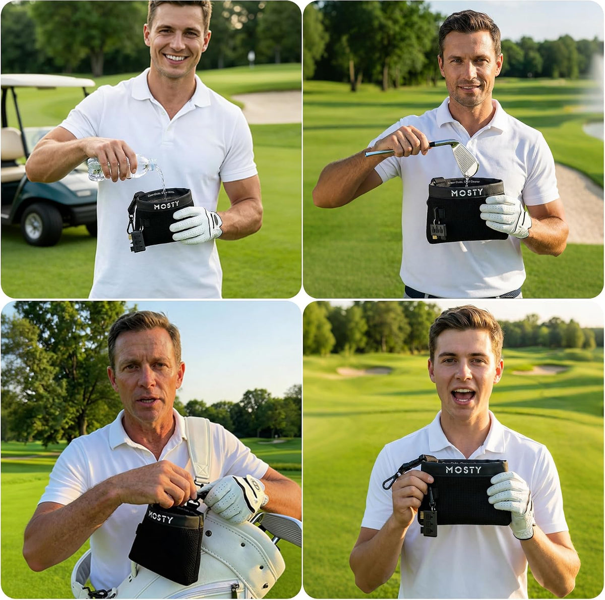 Golf Club & Ball Cleaner Bag