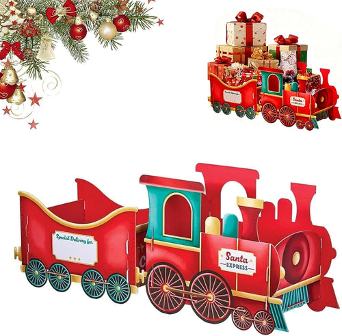 🎀Christmas Train Gift Box – DIY Santa's Gift Train, Deliver Holiday Cheer in Style