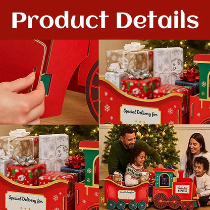 🎀Christmas Train Gift Box – DIY Santa's Gift Train, Deliver Holiday Cheer in Style