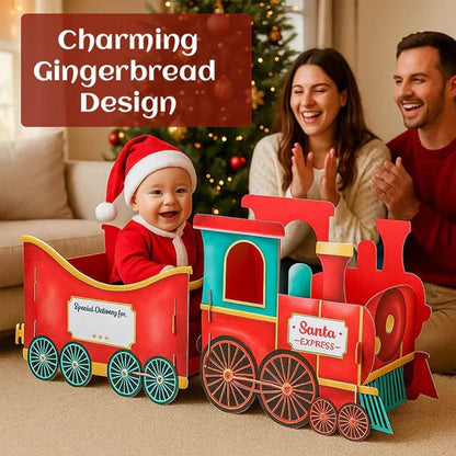 🎀Christmas Train Gift Box – DIY Santa's Gift Train, Deliver Holiday Cheer in Style