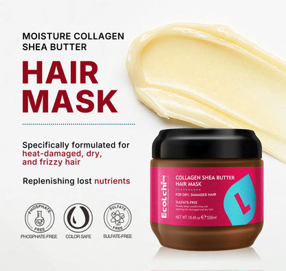 ❤️Deep Repair Collagen + Shea Butter Hair Mask – 550ml