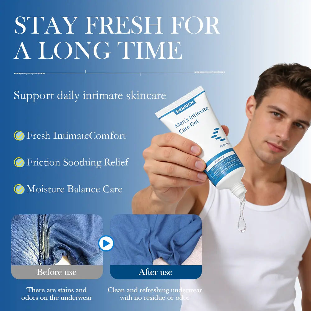🎀Men's Intimate Care Gel – Stay Fresh for a Long Time