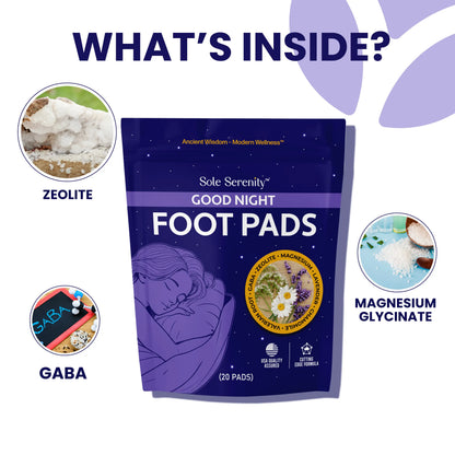 ❤️Good Night Foot Pads with Zeolite & Botanicals