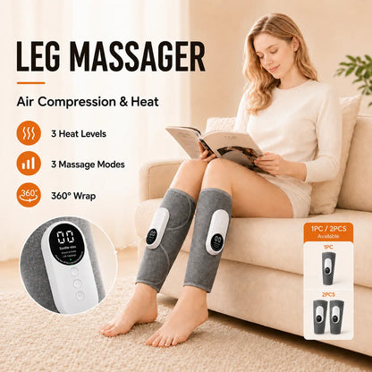 ❤️Heated Air Compression Leg Massager