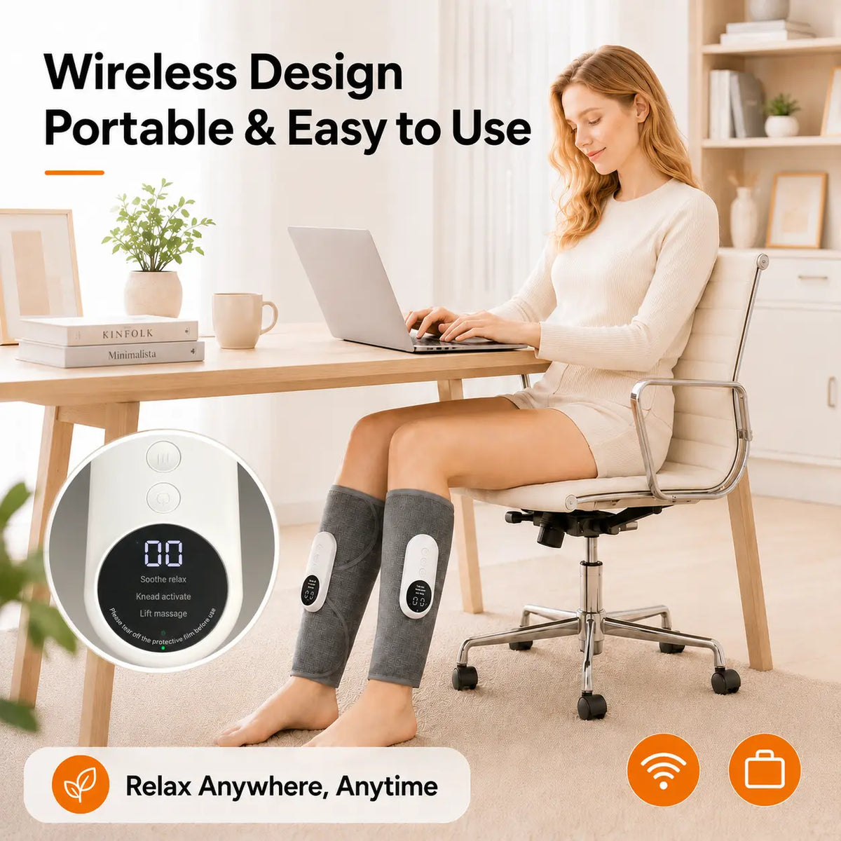 ❤️Heated Air Compression Leg Massager