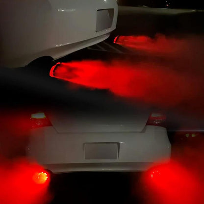 ❤️Carbon Fiber LED Exhaust Tip – Heat-Resistant Custom Glow