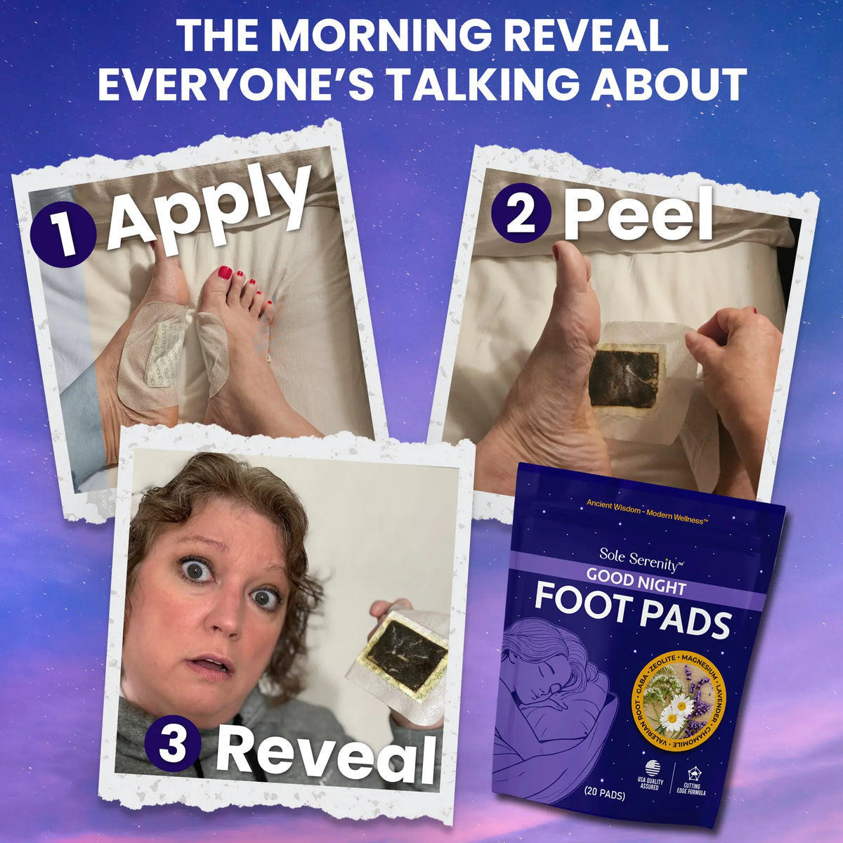 🎀Foot Pads – Overnight Self-Care Foot Patches with Zeolite & Botanical Ingredients