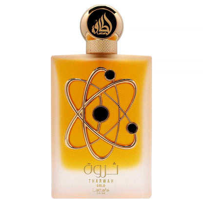 🎉Lattafa Perfumes Tharwah Gold for Unisex Eau de Parfum Spray, 3.4 Ounce