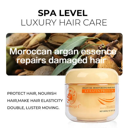 🎀Aomimegel Intensive Repair Hair Mask – Argan Oil & Keratin Protein