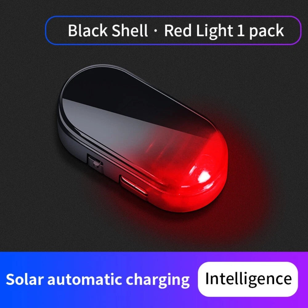 🎀Solar Powered Car Security Light – Simulated Anti-Theft Caution Lamp