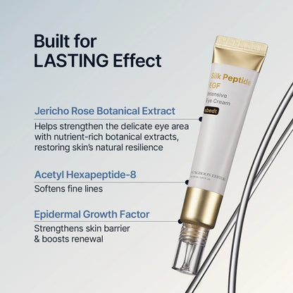 🎀Silk Peptide EGF Intensive Eye Cream – Longevity & Anti-Aging Routine