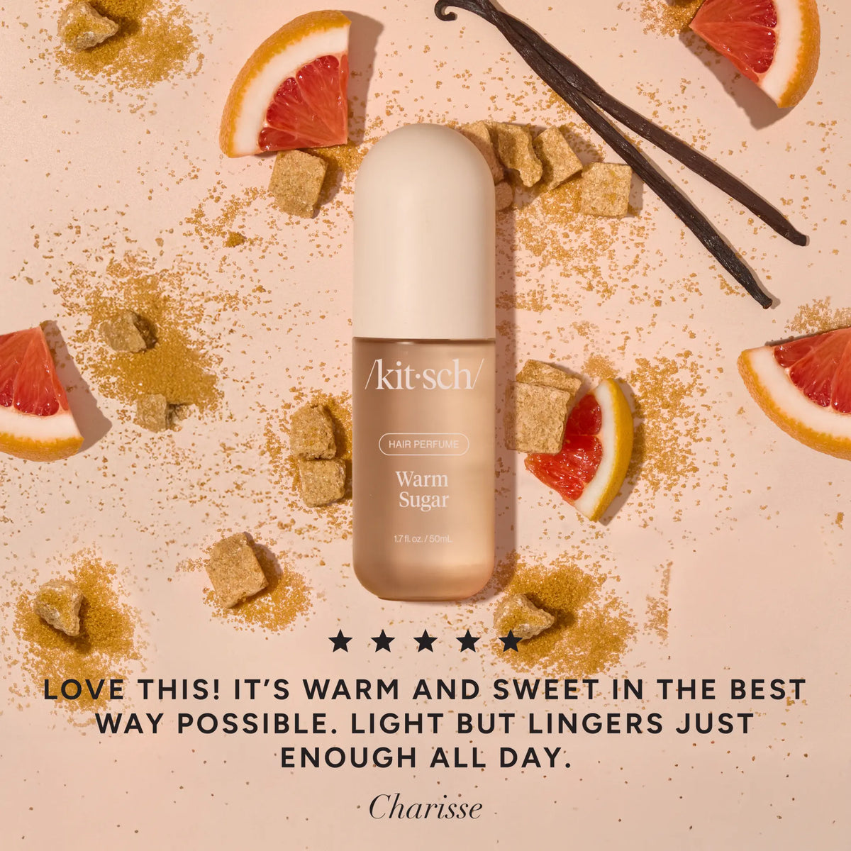 🎉Kitsch Warm Sugar Hair Perfume - Fresh Hair No Wash Spray