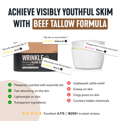 ❤️Men’s Tallow Balm for Smoother, Younger-Looking Skin