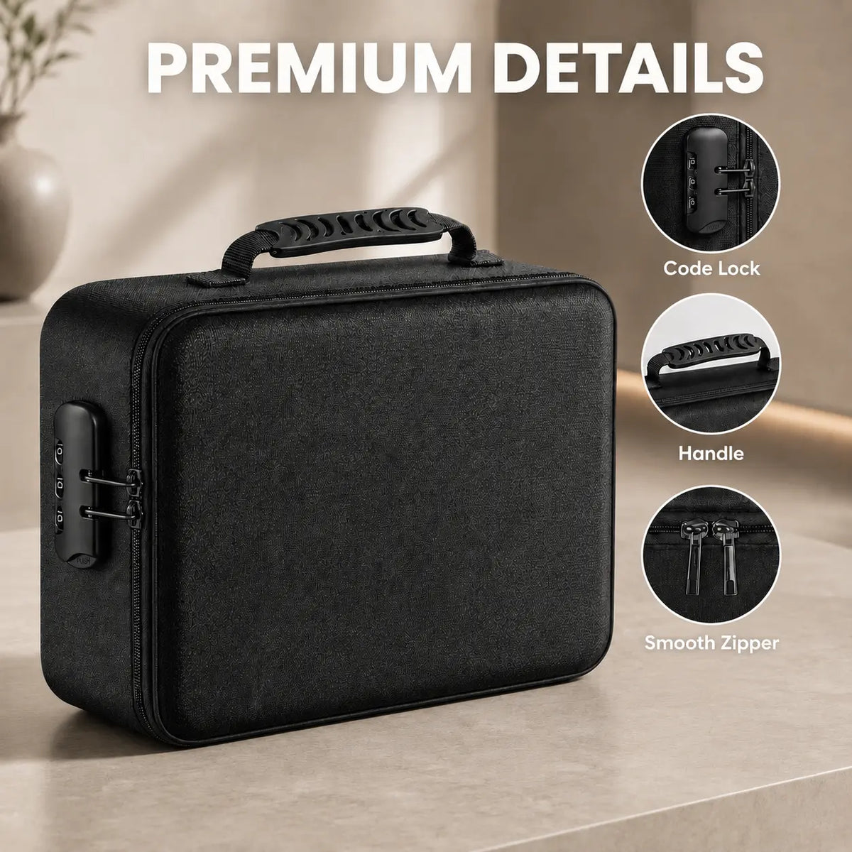 🎀5200°F Fireproof Document Bag with Lock – Silicone-Coated 3-Layer Water-Resistant File Organizer