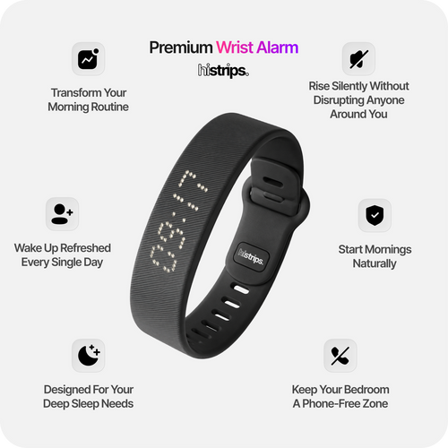 ❤️Silent Vibration Alarm Band for Heavy Sleepers