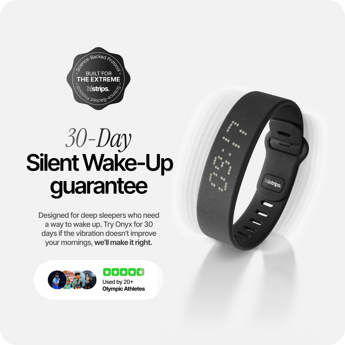 ❤️Silent Vibration Alarm Band for Heavy Sleepers
