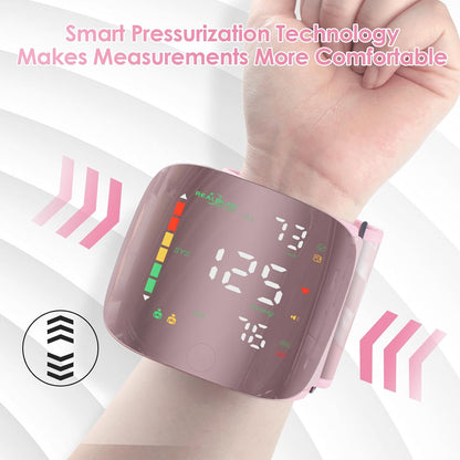 🎉Wrist Blood Pressure Monitor with Curved Screen